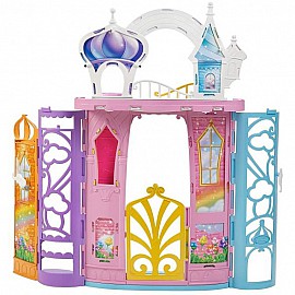 Преносим замък за кукли Barbie Дъга