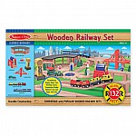 Дървена влакова композиция Melissa and Doug 132 части 10701