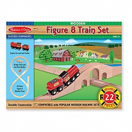 Дървена влакова композиция Melissa and Doug 22 части 10703