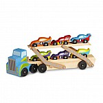 Автовоз с коли дървен Melissa and Doug 12759