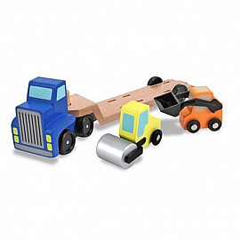 Дървен автовоз строителен Melissa and Doug 14550