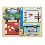 Дървена дъска със заключалки Melissa and Doug 19540