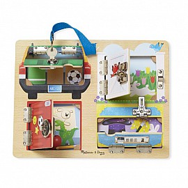 Дървена дъска със заключалки Melissa and Doug 19540