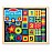 Низанка с дървени фигурки и цифри Melissa and Doug 13775