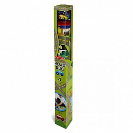 Детско килимче Melissa and Doug Град с дървени колички 19400
