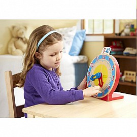 Дървен часовник Melissa and Doug 14284