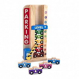 Паркинг Melissa and Doug дървен с коли 15182