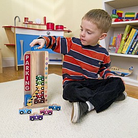 Паркинг Melissa and Doug дървен с коли 15182