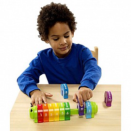 Дървена гъсеница с числа Melissa and Doug 19274