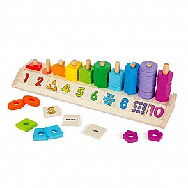 Дървена броилка с формички Melissa and Doug 19275