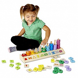 Дървена броилка с формички Melissa and Doug 19275