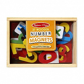 Дървени цифри Melissa and Doug-магнити в кутия 10449