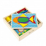Дървени шаблони за редене в кутия Melissa and Doug 10528