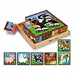 Дървени кубчета Melissa and Doug Фермата 10775