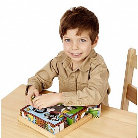 Дървени кубчета Melissa and Doug Фермата 10775