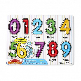 Дървен пъзел Melissa and Doug Цифри 13273