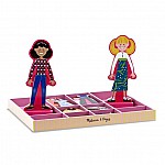 Приятелките Аби и Ема с магнитни дрехи Melissa and Doug 14940