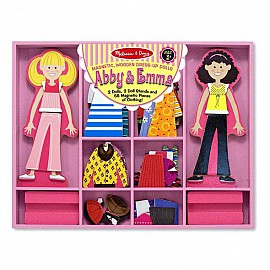 Приятелките Аби и Ема с магнитни дрехи Melissa and Doug 14940