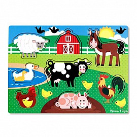Дървен пъзел Melissa and Doug Ферма 19050