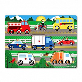 Дървен пъзел Melissa and Doug Превозни средства 19051