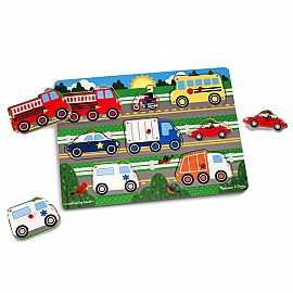 Дървен пъзел Melissa and Doug Превозни средства 19051