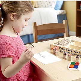 Дървени печати Melissa and Doug Азбука 13557