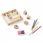 Дървени печати Melissa and Doug Приятелство 11632