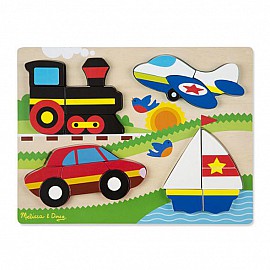 Дървен пъзел Melissa and Doug Превозни Средства 11893