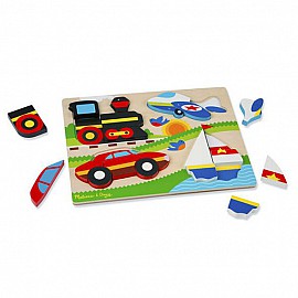 Дървен пъзел Melissa and Doug Превозни Средства 11893