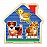 Дървен пъзел Melissa and Doug Къща с животни 3 части 12055