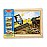 Дървен пъзел Melissa and Doug 4 в 1 Строителни машини 13792