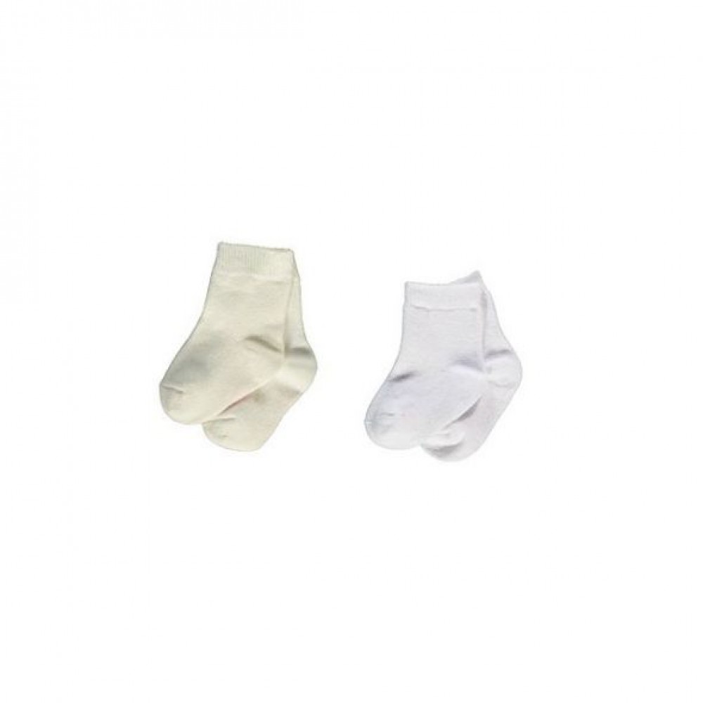 Бебешки чорапи Bebetto 0-36 м. Сив/екрю S491