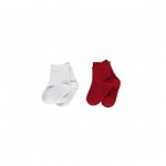 Бебешки чорапи Bebetto 0-36 м. Червен/бял S491