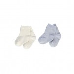 Бебешки чорапи Bebetto 0-36 м. Син/екрю S492