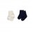 Бебешки чорапи Bebetto 0-36 м. Тъмно син/екрю S492