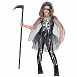 Детски карнавален костюм Amscan Skeleton Reaper 9903436 12-14 години