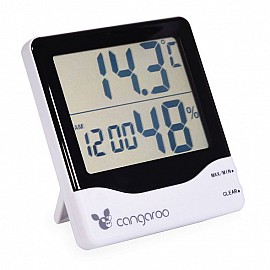 Термометър Cangaroo с дигитален часовник и хигрометър - TL8020