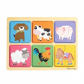 Дървен пъзел Melissa&Doug Феи 48ч. 41363