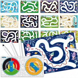 Забавни лабиринти Lisciani Montessori с животни 76758
