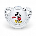 Залъгалка NUK Mickey Mouse от силикон с ортодонтична форма 0-6м.