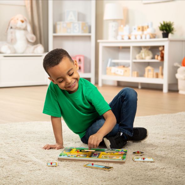 Пъзел Melissa&Doug автобус със звуци 10739