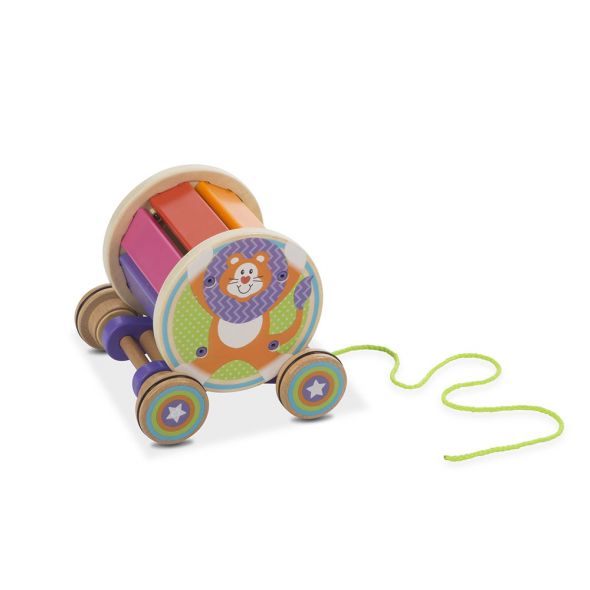 Дървен ксилофон на колела Melissa and Doug 13012