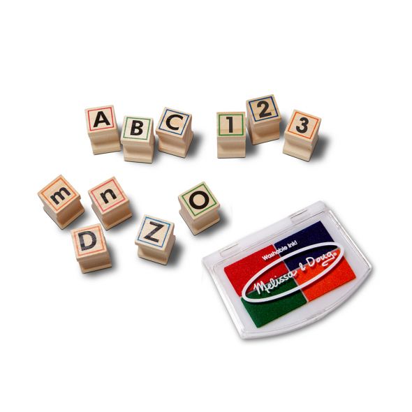 Дървени печати Melissa&Doug ABC 40118
