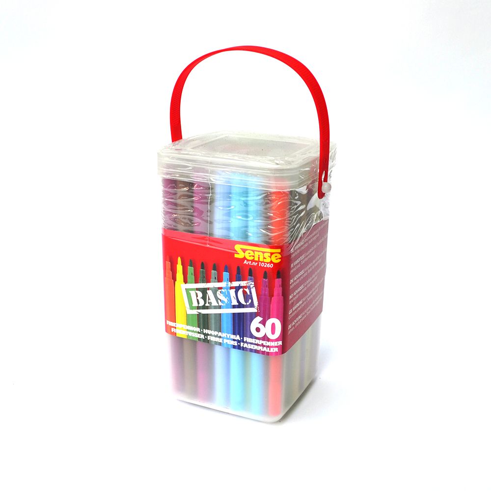 Флумастери BASIC - 60 бр.