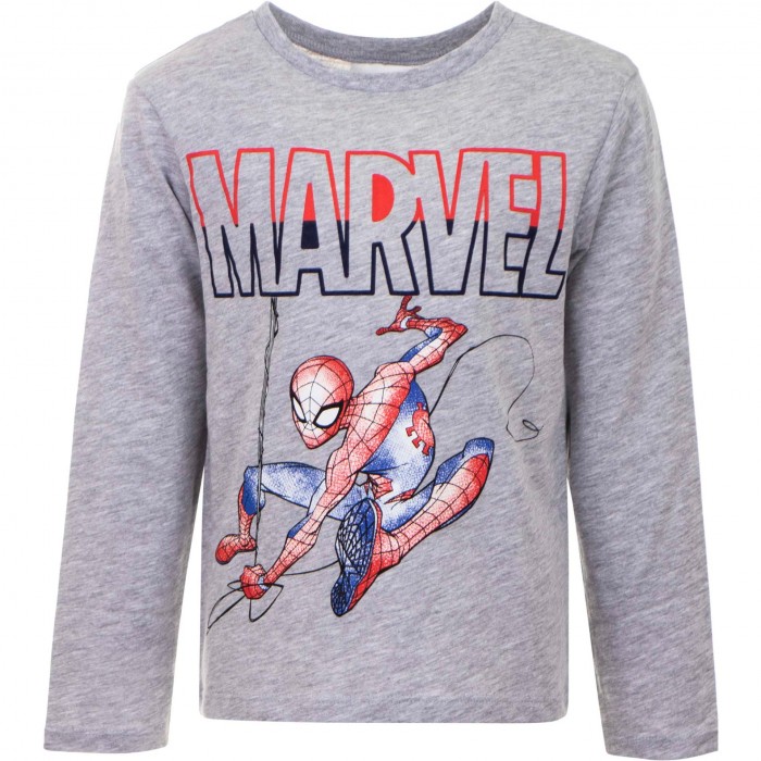 Блуза за момче Спайдърмен Marvel сива