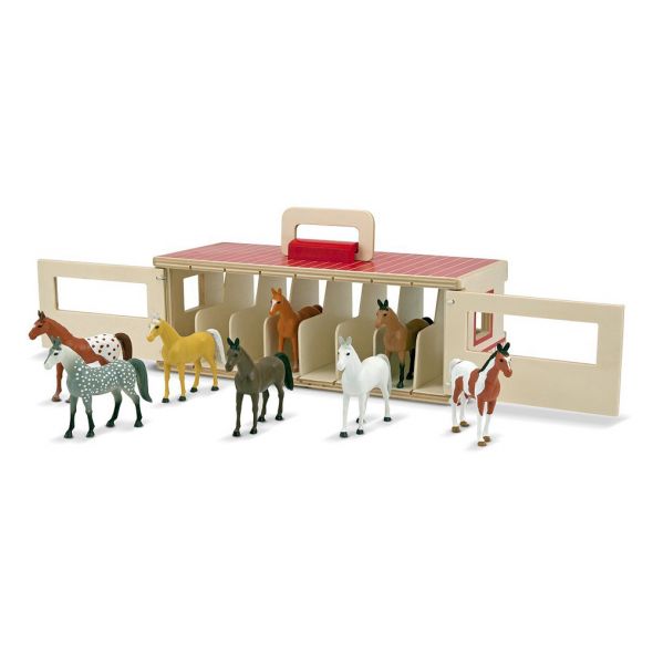 Конюшня с 8 коня Melissa and Doug