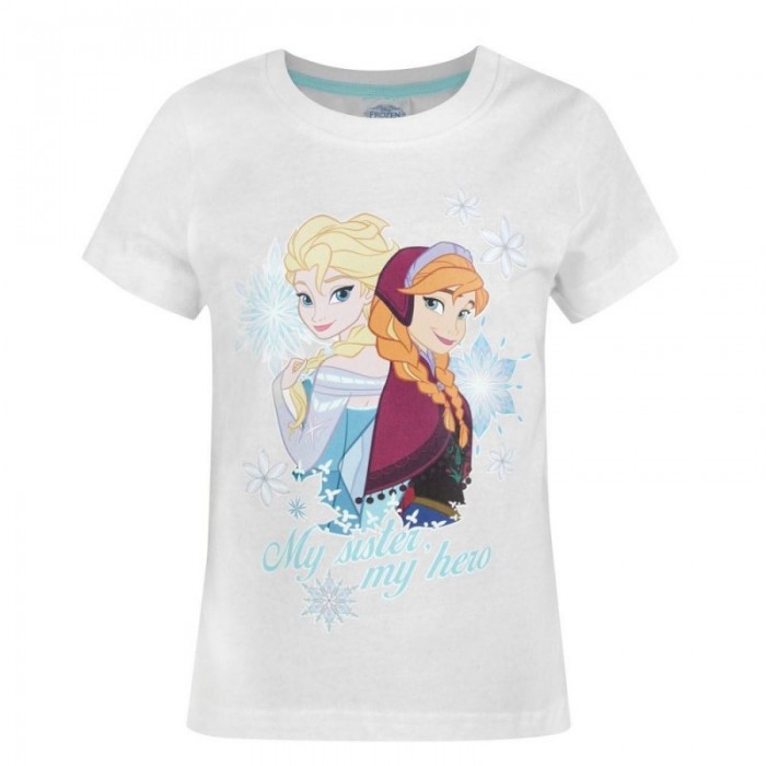 Блуза с къс ръкав за момиче Frozen Disney