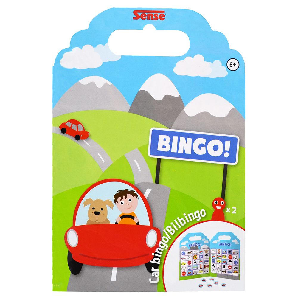 Игра със силиконови стикери "Бинго в колата"