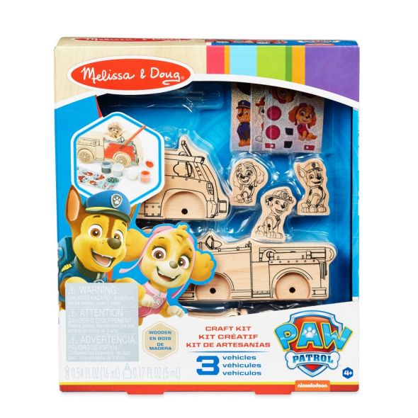 Дървен комплект за оцветяване Paw Patrol Melissa and Doug 33266