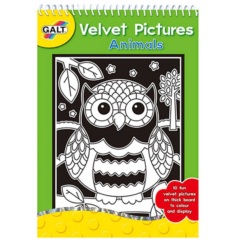 Книжка за оцветяване от кадифе "Животни"